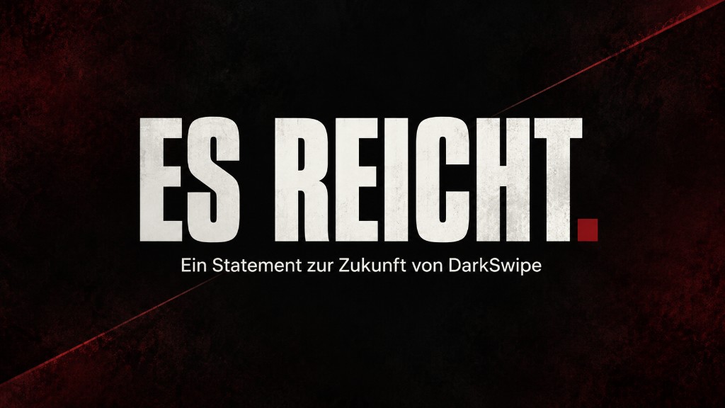 Es reicht.